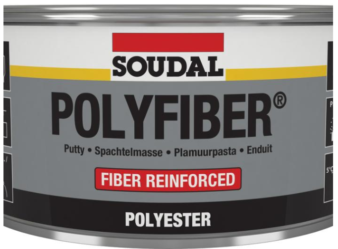 Soudal Polyfiber Grijs 1,5kg