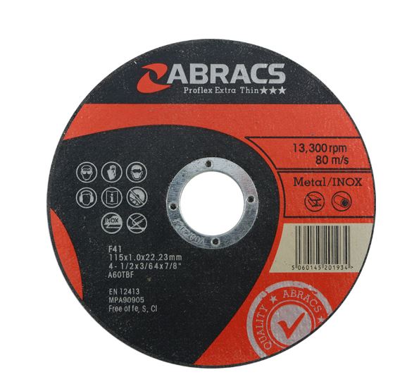 Abracs Proflex Slijpschijf INOX Extra Dun 100 x 1 x 16mm