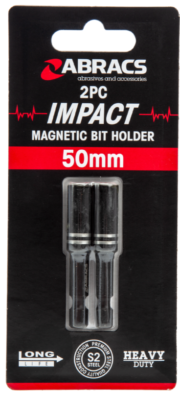 Abracs Magnetische Bithouder 50mm (2 stuks)