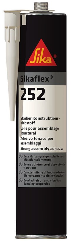 Sika Sikaflex 252 300ml Zwart