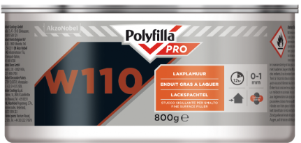 Polyfilla Pro W110 Lakplamuur 800gr