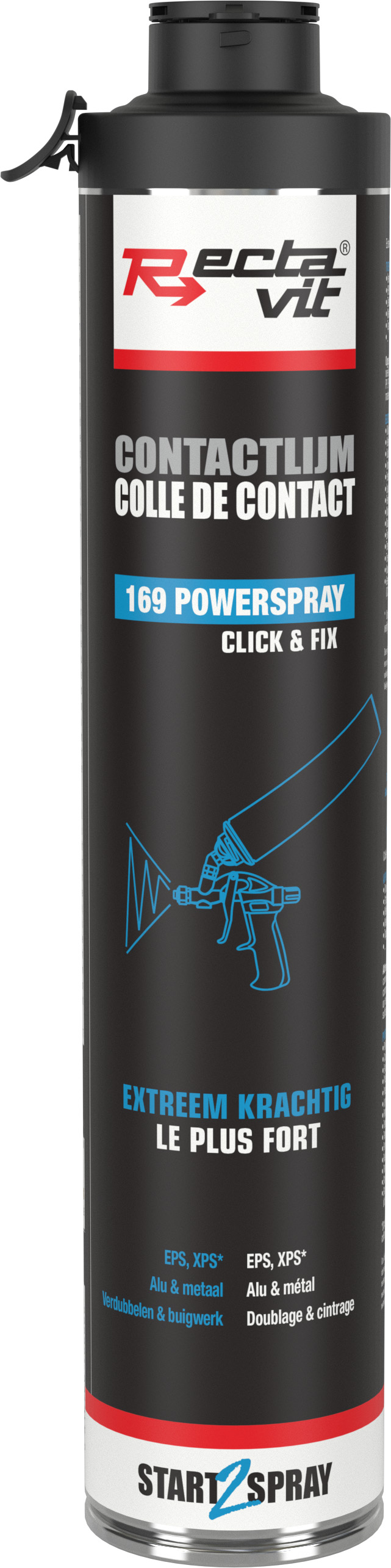 Rectavit 169 Powerspray Click & Fix 750ml