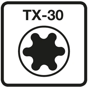 Kozijnschroef 7.5x122 Verzinkt PK TX-30 Hoenderdaal (100)