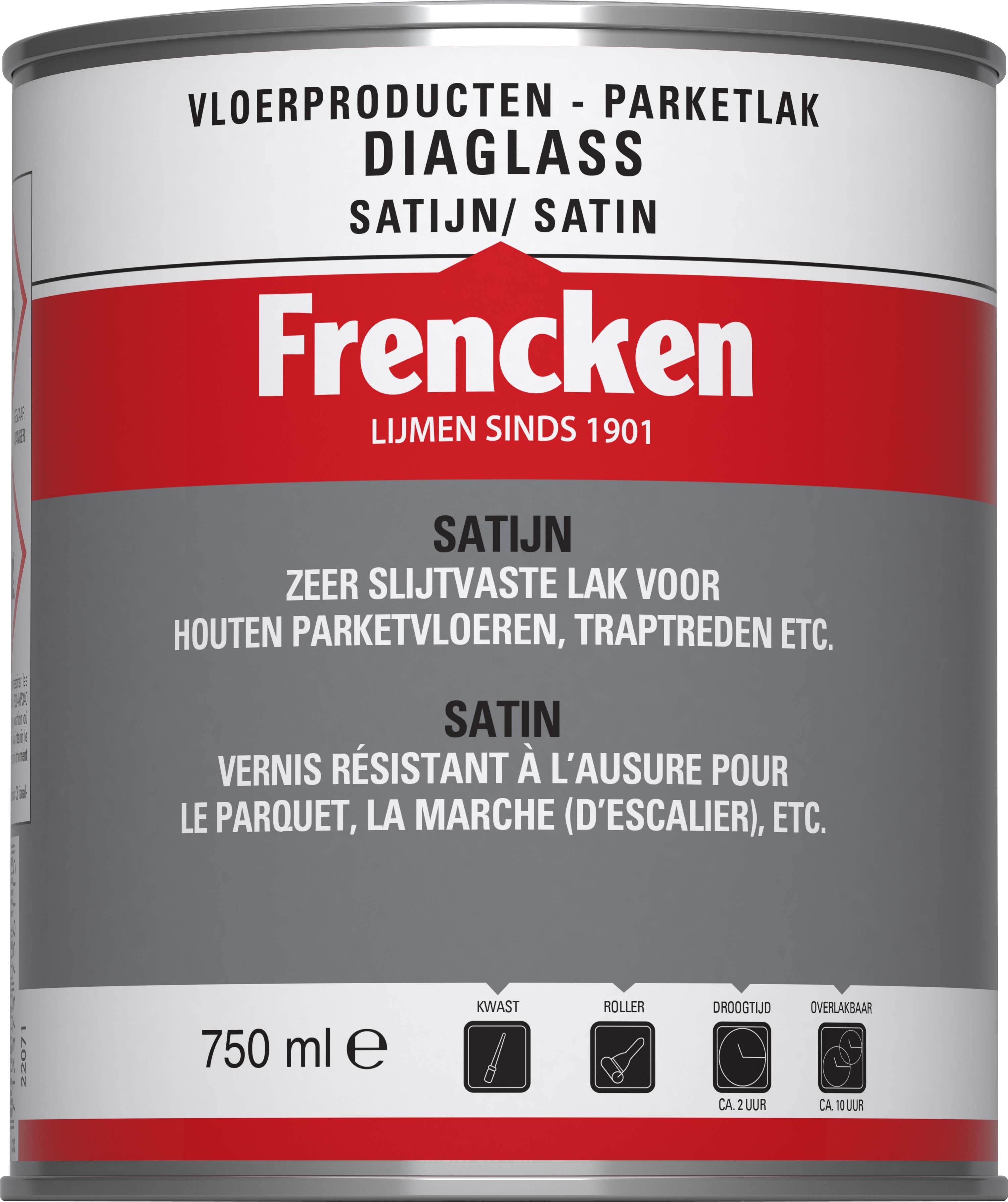 Frencken diaglass satijn 750 ml