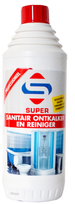 SuperCleaners Sanitair Ontkalker en Reiniger 1l