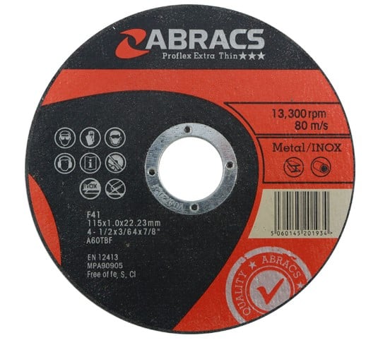 Abracs Proflex Slijpschijf INOX Extra Dun 100 x 1 x 16mm