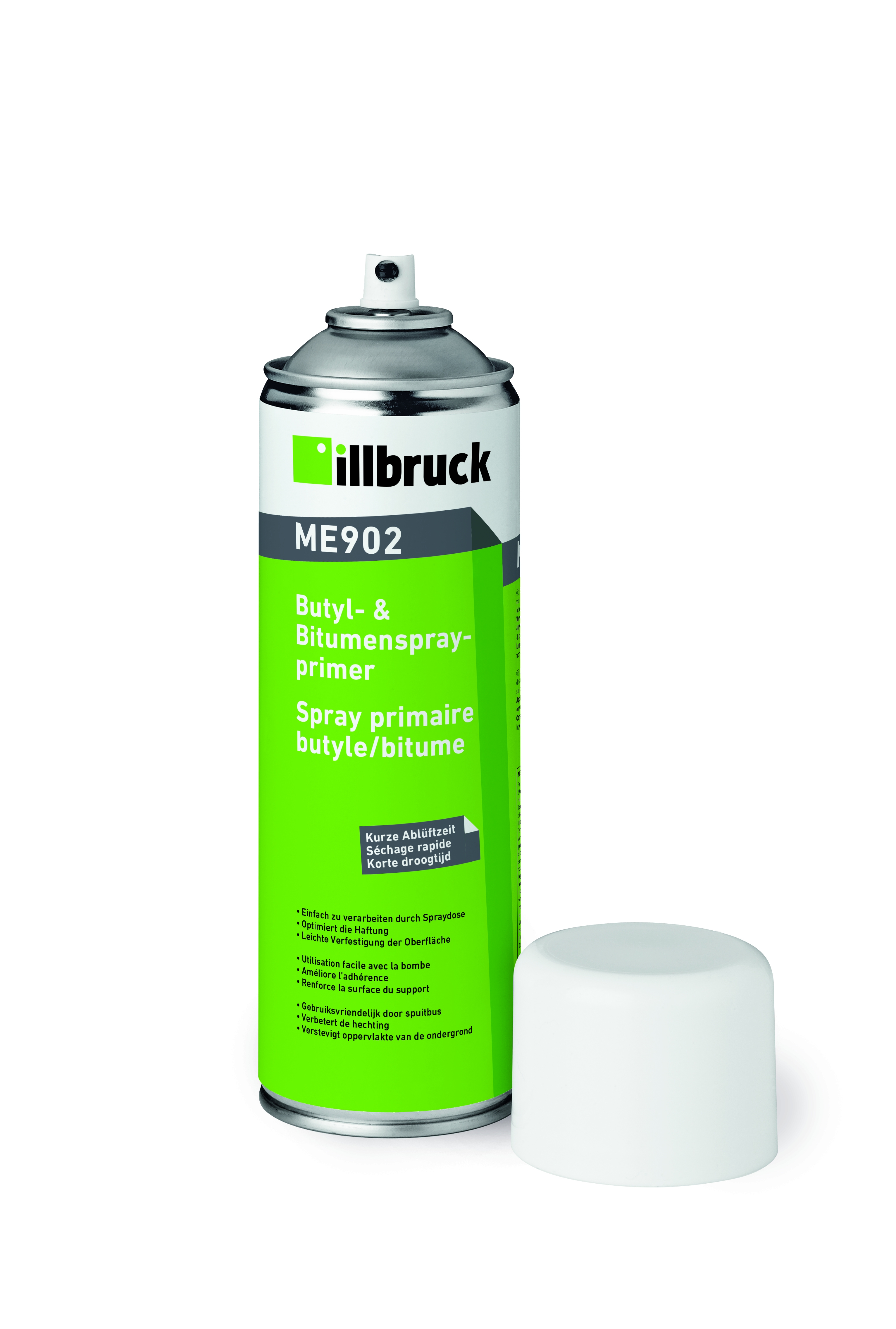 illbruck ME902 Butyl/Bitumensprayprimer - Poreuze ondergrond- Combifit