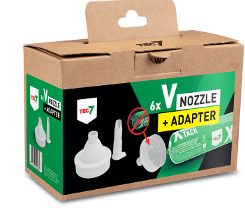 Tec7 V-Nozzle + adapter voor worsten (6 stuks)