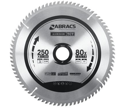 Abracs TCT Cirkelzaagblad 160 mm x 20 mm x 48T - Aluminium