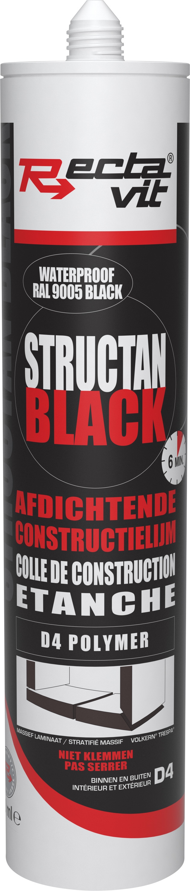 Rectavit Structan Black 290ml